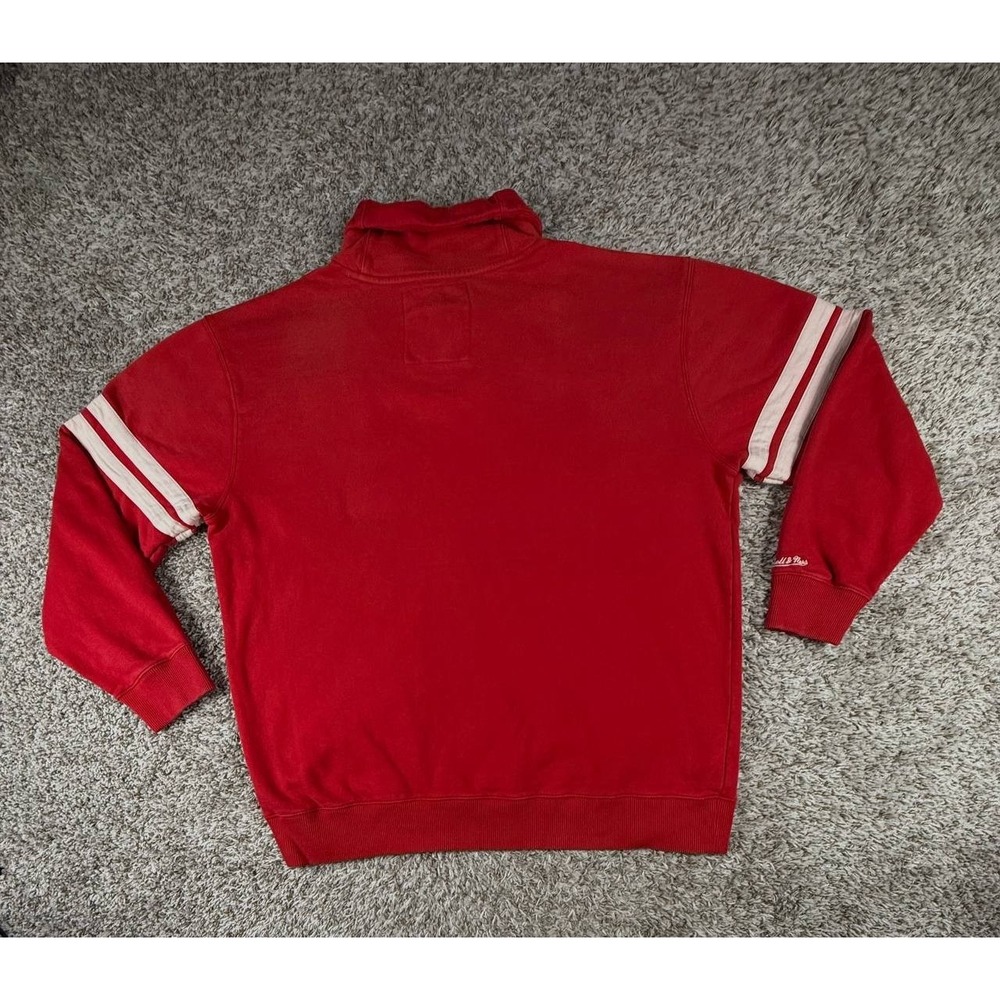 VTG Mitchell & Ness San Francisco 49ers NFL Throwbacks Pullover Sweatshirt 5XL - Picture 11 of 11